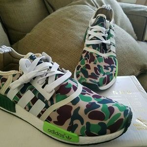 Adidas shoes nmd  bape  size  8.5